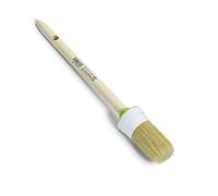 Nölle PROFI BRUSH Cepillo de Anillo Gr.2 Bristle-L.38mm 20mm Cerda de color claro Mango de Madera Mixta en bruto