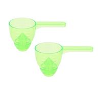 NOENNULL 2 Cucharas Medidoras, a Prueba de Fugas, Cuchara de Embudo a Prueba de Fugas, Práctica Cuchara Medidora Portátil, Medidora única a de para Leche de Cocina, café, Proteína en Polvo