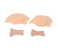 NOENNULL 2 Piezas de Gorro Calvo de Látex para Maquillaje, Gorro de Peluca para Mujer con Gorro Elástico para Halloween, Disfraz de Cosplay, Gorro de Peluca Calva para Niños, Adolescentes, (Color de