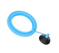 NOENNULL Alimentador de Anillo de Comida Flotante para Pecera para Alimentar Alimentos en Escamas, Ventosa Fuerte, Alimentador de Comida Flotante para Peces para Acuario (Azul)