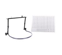 NOENNULL Armónica ajustable de acero de aleación para 10 agujeros, 24 agujeros, armónicas con ajuste de ángulo, práctica solución de almacenamiento