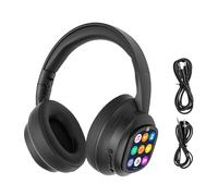 NOENNULL Auriculares Supraaurales Auriculares Inalámbricos de Traducción AI con Pantalla Táctil LCD Supraaurales Híbridos ANC con Cancelación de Ruido de 7.1 Canales p