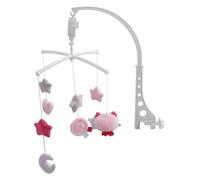 NOENNULL Campana Giratoria con Música para bebé, Juguete para Bebés de 0 a 1 Años, Caja de Música de Material de Felpa, Móvil para Cuna para Pacificar Emociones, Rotación de 360 grados para Cama o