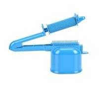 NOENNULL Cepillo Automático para Teñir el Cabello con Rodillo, Aplicador de Crema para Teñir el Cabello con de Rodillo de Turbina para una Cobertura Uniforme, Ergonómico, para Tintes y