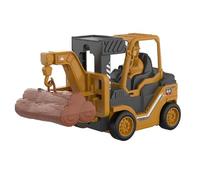 NOENNULL Coche de Ingeniería Inercial de Empuje de Plástico, Vehículo de Ingeniería Press and Go, Desarrollo de Habilidades Prácticas, Escena de Construcción Simulada (Grúa 6,1 X 5,3 X 3,1 Pulgadas)