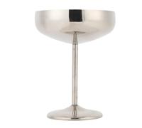 NOENNULL Copa de Cóctel de Acero Inoxidable de 304 - Copa de Vino de Metal Aislada de 300 Ml, Inverso a Prueba de Triunfo y a Prueba de Sudor para Bebidas Frías, Postre, Yogurt,