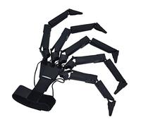 NOENNULL Dedos Articulados de Halloween, Juguetes de Dedo de Esqueleto Articulados Flexibles, Dedos Articulados de Calavera de Halloween para Accesorios de Cosplay de Fiesta de (Mano Derecha Negra)