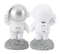 NOENNULL Escultura de Astronauta de Resina, Figura de Astronauta Vívida para Viajes Espaciales, Educación para Decoraciones de Escritorio de Oficina, Resina No Tóxica, 4.3" X 2.4" para Habitaciones,