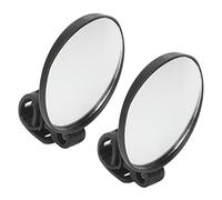 NOENNULL Espejo Retrovisor de Bicicleta de Gran Angular Ajustable para Silla de Ruedas, Scooter, Bicicleta, Lente Transparente a Prueba de Golpes, 2 uds.