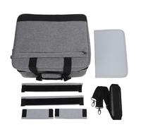 NOENNULL Estuche para Mezclador de Lona, Bolsa Protectora para Consola de Mezcla de DJ con Múltiples Bolsillos y Correa Ajustable para el Hombro Bolsa de Viaje para Consola de Mezcla