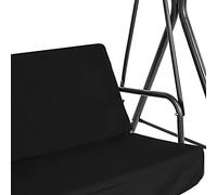 NOENNULL Funda de Cojín para Columpio de Patio, Resistente Al Desgarro, Impermeable, para Columpios Al Aire para Tres Personas, Terraza de Playa de 59x19x3,9 Pulgadas (Rojo)