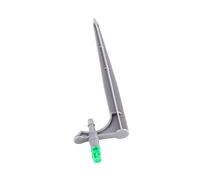 NOENNULL Gotero de Riego Ajustable, Ahorro de Agua Eficiente para Jardinería, Paquete de 20 Piezas, Material ABS (180 grados con varilla de inserción)