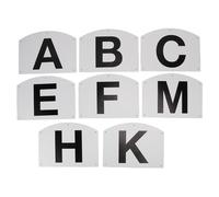 NOENNULL Juego de 8 letras de doma para pared (A, B, C, E, F, H, K, M) | Cartas de formación ecuestre para competiciones de doma