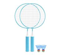 NOENNULL Juego de Bádminton para Niños, Juego de Raquetas de Bádminton para Niños, Red Grande, Suave Antideslizante, Agarre Cómodo, Raqueta de para con 2 Pelotas (#3)