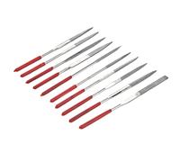 NOENNULL Juego de Limas de Aguja, Cómodo, Resistente, Duradero, Endurecido, Limas de Joyería Prácticas para Tallar, 10 Uds. Mini Juego de de Aguja (4 * 160mm)