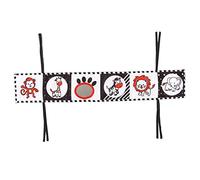 NOENNULL Juguete Sensorial de Alto Contraste en Blanco y Negro para Recién Nacido, Libro Suave para bebé para Educación Temprana, Juguete Infantil Boca Abajo, Imprescindible para (Animal)