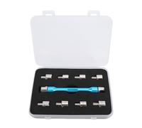 NOENNULL Llave para Radios para Reparación de Ruedas, Juego Universal de Llaves para Radios, Herramienta de Llave Manual de Acero Aleado, Puntas Tratadas Térmicamente, 5,0-6,8 Mm,