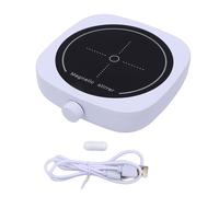 NOENNULL Mezclador de Placa Agitadora Magnética Ajustable para Experimentos de Laboratorio, Agitador de Velocidad Pequeña de 1 Litro con Base Estable, Compacto y Silencioso, para