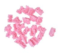 NOENNULL Molde para Tartas de Fondant, Fácil de Desmoldar, Resistente Al Calor para Galletas, Chocolates, Dulces, Práctico y Hermoso para Fiestas, Bodas, Cumpleaños (26 unidades/caja) (26 letras