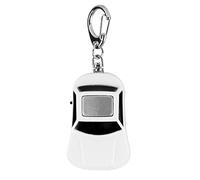 NOENNULL Pequeño Coche Forma LED Anti Perdido Key Finder Localizador Llavero con Silbatos Beep Control de Sonido para Carteras, Coche, Mascotas, Niños, Bolsas, Maletas