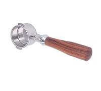 NOENNULL Portafiltro sin Fondo de Acero Inoxidable de 51 Mm para ECO310, Mejora de la Extracción, Reemplazo del del Filtro para Portafiltro de 51 Mm, Desmontable, para Amantes del café (Dalbergia