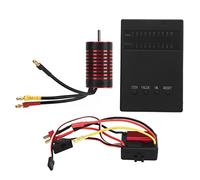 NOENNULL RC Motor sin Escobillas ESC Kit 2845 Motor Impermeable 35A ESC Juego de Tarjetas de Programa para Coche de Control Remoto 1/12 (4400KV)