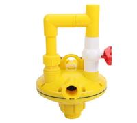 NOENNULL Regulador de presión de agua para bebedero de aves de corral, válvula automática para bebedero de pollo con válvula de alivio de presión doble para equipo de agua de gallina