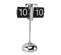 NOENNULL Reloj Retro Abatible hacia Abajo, Reloj Digital Abatible, Reloj Automático Abatible de Página, Barra de Tracción Expandible, Reloj Mecánico Portátil de Diseño Antiguo para el