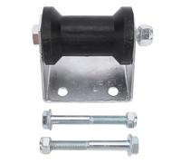 NOENNULL Rollador de Remolque de Bote de 4 Pulgadas con Soporte: Kit de Ensamblaje de Rodillo de Quilla de Goma para Remolques de Botes, Yates, Barcos, Piezas de Repuesto para el de