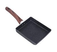 NOENNULL Sartén Japonesa Tamagoyaki Antiadherente para Cocina Casera, Sartén para Tortilla de Aluminio para el Desayuno, 1 Tamagoyaki, Adecuada para Preparar el Desayuno para la Familia (L)