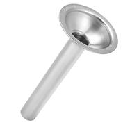 NOENNULL Tubo de Embutidora de Salchichas Manual de Acero Inoxidable para Deliciosas Salchichas, Boca de Cuerno de 7,5 Cm para Aplicación en Molinillo n.° 10