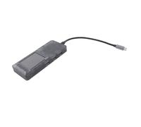 NOENNULL USB C Hub 8 en 1 Tipo Estación de Acoplamiento C para Expansión de Memoria Externa de Computadora Portátil para Oficinista