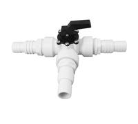 NOENNULL Válvula de Agua Eficiente Desviadora de 3 Vías para Sistemas de Piscinas Material de PVC ABS Apto para Centros de Terapia de Alto Flujo y Características de Agua