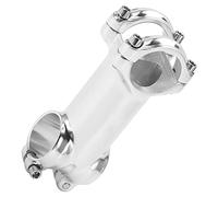 NOENNULL Vástago de Bicicleta Ligero Plateado para 31,8x80mm Fácil Instalación para Entusiastas de la Bicicleta Aleación de Aluminio Abrazadera de Horquilla Delantera de 1,1 Pulgadas