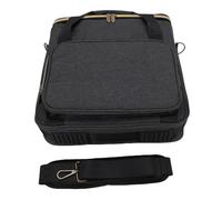 NOENNULLa Bolsa de Almacenamiento de Registros Contiene 10 Registros, Estuche Portátil Acolchado con Manijas para Registros de 7/10/12 Pulgadas, Bolsa de Viaje Protectora para