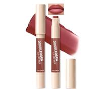 Noerrors 2 en 1 Liner & Balm Lip Combo Kit, Dual Color Lip Definer Lines & Fills in One Swipe, Nude Pink Ombre Velvet Matte Lipliner and Lipstick Set, Nourishing Creamy Satin Lips Makeup for Women#03