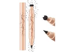 Noerrors Freckle Stamp - Rotulador 2 en 1 natural realista con punta suave, aspecto besado por el sol, duradero, resistente al agua, maquillaje mágico y extravagante #04