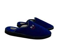NOESLOMISMO BY DILEMA Zapatillas de casa para hombre Pantuflas cerradas con cuña y felpa suave