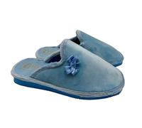 NOESLOMISMO BY DILEMA Zapatillas de casa para mujer Pantuflas cerradas con cuña y felpa suave Chinelos térmicos de invierno tipo slipper Calzado cómodo y acolchado para hogar o hotel