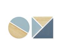 Nofred Imanes Pin Magnets 5 piezas Azul