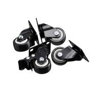 Nofred Ruedas Cube Storage para caja de almacenamiento. 4-pack Negro