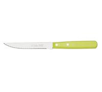 Nogent Color 4-1/2-Inch Serrated Steak Knife, mango de madera de cal, color verde