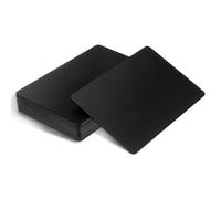 Nogeqi 20 tarjetas NFC negro regrabable NFC Tag NTAG215, tarjetas NFC tarjetas de visita crear tarjetas de visita vacías programables 504 bytes de memoria compatible con todos los dispositivos
