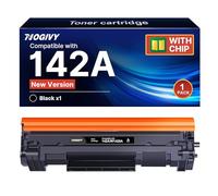NOGIVY 142A W1420A mit Chip Toner Kompatibel mit HP 142A W1420A 142X W1420X für HP LaserJet MFP M140w Toner LaserJet M110w M110 M140 M139w M139 (1 Schwarz)