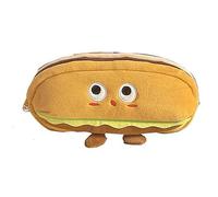 NOGRAX Estuche Funny Bread Cute Pencil Case Plush Creative Pencil Bag School Stationery Bag Pen Case Pencil Cases-Q1-Talla Única