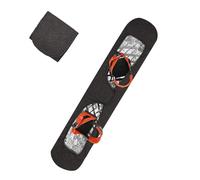 Nogsay Funda protectora para snowboard con encuadernación abierta, protege el snowboard de arañazos, tela elástica, almohadillas protectoras, gris, S: longitud 150 cm