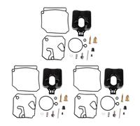 NOHEEU Accesorios para Juntas 6H4W00930300 - Kit De Reparación Y Reconstrucción De Carburador Motor Fueraborda De Motocicleta para Y&amaha De 2 Tiempos, 40 HP Y 50 HP, Años 1989 A 2006 (3 Juegos)