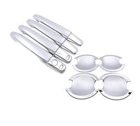 NOHEEU Cubierta De Manija Puerta Coche, Pegatinas Embellecedoras, Accesorios Estilo Para Mitsubishi Para Lancer 10 2008-2016(4)