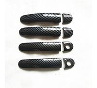 NOHEEU Cubierta De Manija Puerta Lateral Exterior Coche Pegatinas Embellecedoras Accesorios Estilo Para VW Para Bora Para Jetta MK4 A4 1J(2)