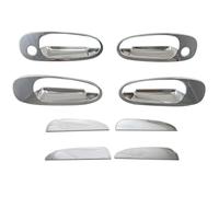 NOHEEU cubierta manija puerta exterior Cubierta Cromada Manija Puerta Tira Embellecedora Clip Accesorios Adhesivos Para Coche Para Corolla 1996-2000 AE110 AE111 AE112